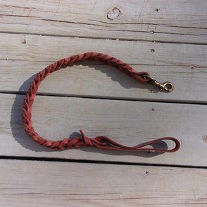 Ray Allen Deluxe Full-Braided Leather Dog Leash